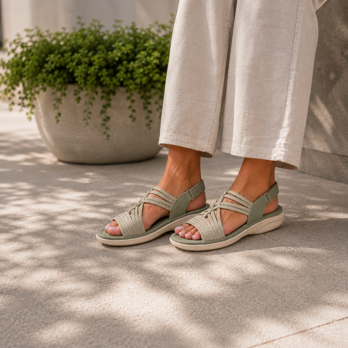Phylon (Eva) outsole Sandals | Sage