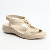 TBar Diamante Sandals | Biege