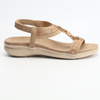 TBar Diamante Sandals | Taupe