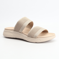 Two Band FlyKnit Sandals | Gold